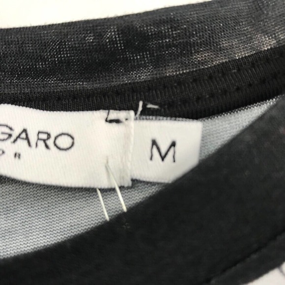 Bolongaro Trevor Mens Graphic T-Shirt Black White Bird Print Crew Neck Tee M New - Picture 6 of 7